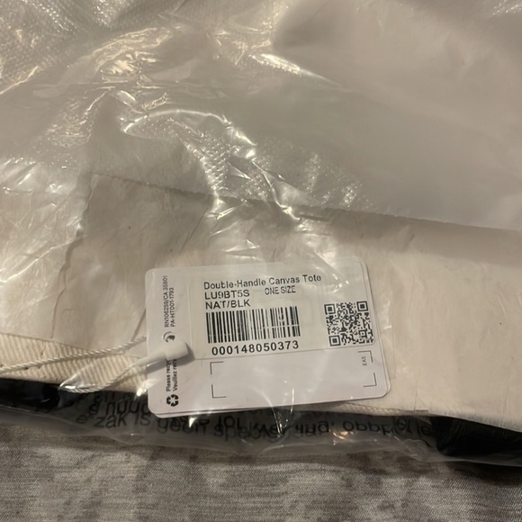 NWT LULULEMON CANVAS BAG - Picture 4 of 8